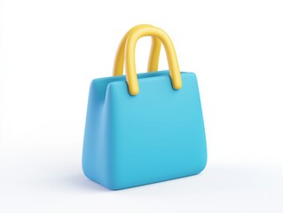 3d Shopping Bag cartoon icon