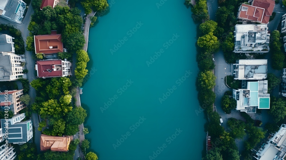 Aufkleber intelligent water system with smart sensors for automated pollution monitoring and treatment