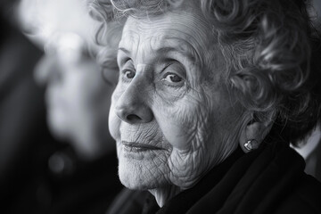 Funeral ceremony emotional mourning scene generative AI picture