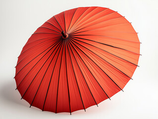 Professional close-up of a folded umbrella for advertising use.