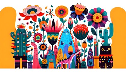 Jardines Encantados: Criaturas y Flores Mágicas