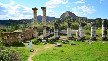 Sardes Ancient City in Manisa, Turkey.
