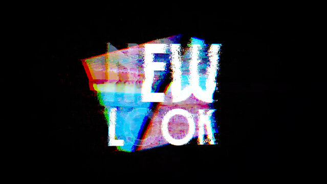 Glitch Abstract Title 06