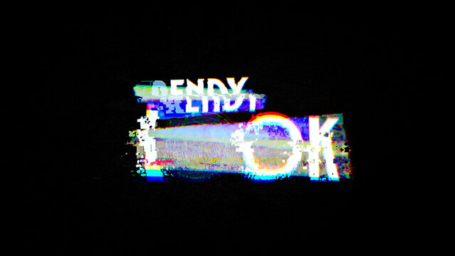 Glitch Abstract Title 02