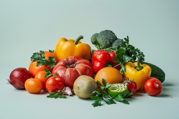 The cost of time: spoiled fruits and vegetables in a minimalist style