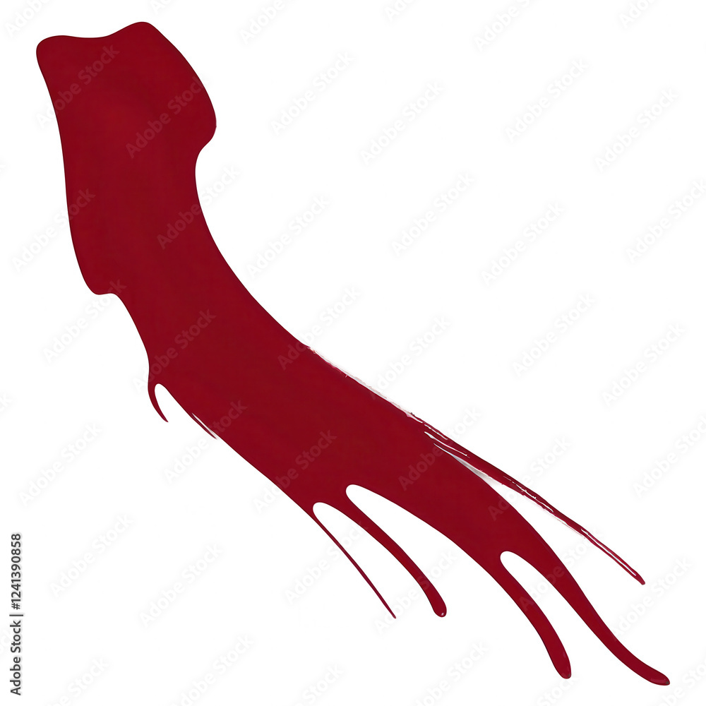 Poster rich, deep color that flows effortlessly. experience the luxurious texture and vibrant hue. a statem