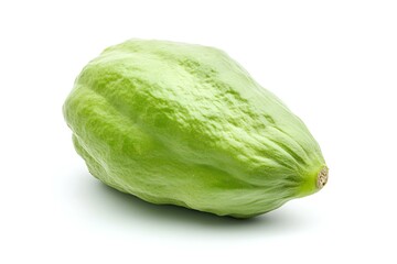 a chayote isolated on white background 