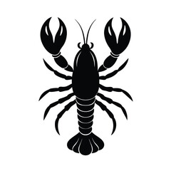 vector illustration of a lobster  