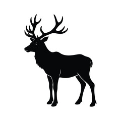 deer silhouette vector