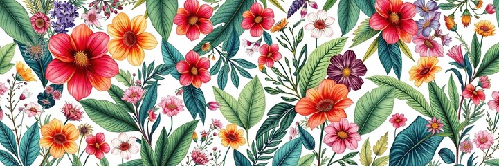 Botanical Geometries: Interwoven Patterns of Nature and Design