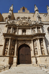 Obraz premium Santa Maria la Major church, Montblanc, Catalonia, Spain (14th-17th c.)