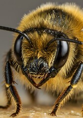close up of a bee