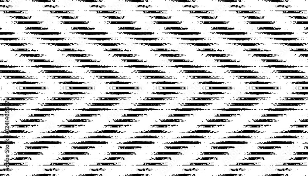 Poster black and white seamless geometric pattern. arrows shape with transition stripes. vector abstract ba