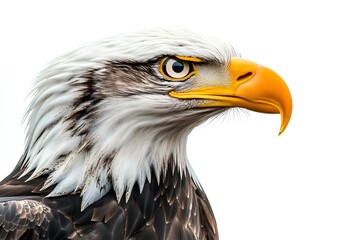 a Eagle isolated on white background 