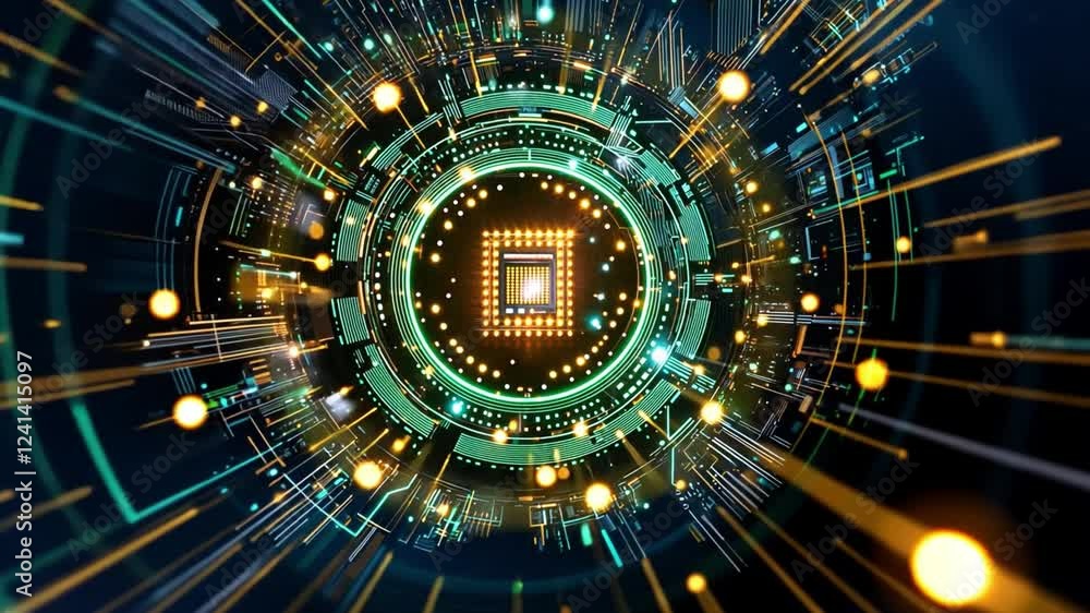 Aufkleber exploring dynamic ai-generated visuals in stunning 4k resolution and vibrant colors