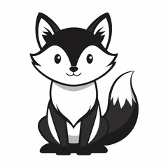 black cat cartoon