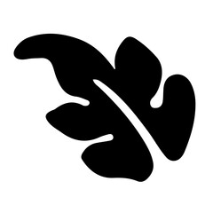 Calligraphy leaf motif ornament