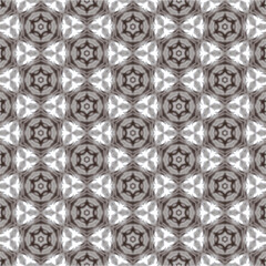 Vintage seamless pattern with gray stars, vector design, editable for a retro, celestial-inspired look.