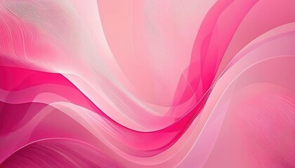 abstract pink wave graphic design with soft flowing curves, delicate lines, and smooth gradient textures for modern design use