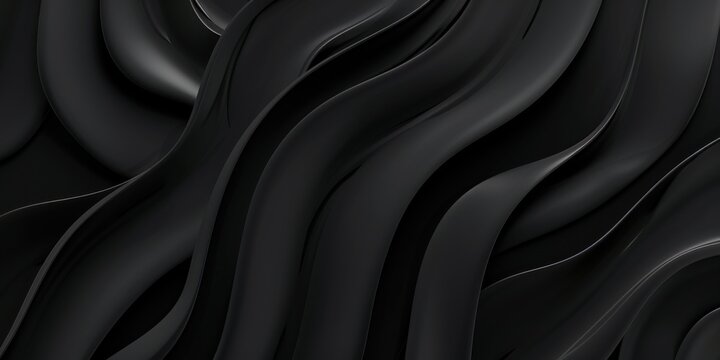 An all-black backdrop with subtle, minimalist wave patterns, Centralized and organized design