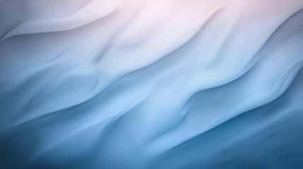 Obraz premium Abstract blue fabric texture with gentle waves and soothing light effects