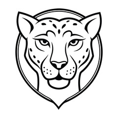 tiger head logo icon 
