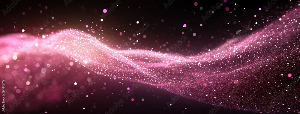 Poster a 3d generated music background with an abstract design, highlighting an equalizer and sound waves w