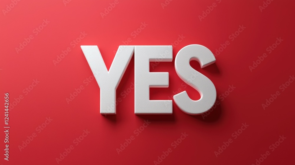 Poster high resolution 3d text 