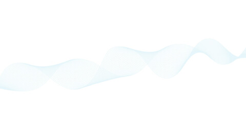 Abstract vector background with blue wavy lines. Blue wave background. Blue lines vector illustration. Curved wave. Abstract wave element.