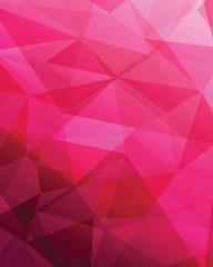 Abstract geometric pink crystal pattern background
