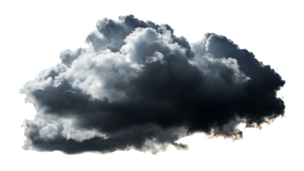 Dark Cloud Icon PNG Isolated on White Background, High Quality, 4K Download, Business Partnership Agreement Symbol, Stormy Weather Design, Modern, Professional, Digital Template, 2025, HD, Creative