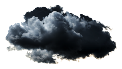 Dark Cloud Icon PNG Isolated on White Background, High Quality, 4K Download, Business Partnership Agreement Symbol, Stormy Weather Design, Modern, Professional, Digital Template, 2025, HD, Creative