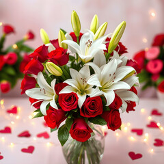 Bouquet of Valentine's Day Flowers