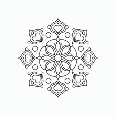 abstract floral design