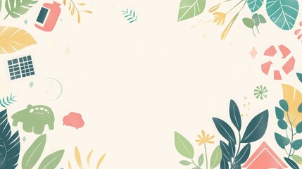 A sustainable living advertisement template