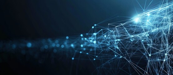 A modern car design wireframe presented on a blue canvas