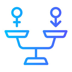 balance gradient icon