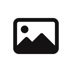 Gallery icons set. Photo, picture symbol. Vector illustration.