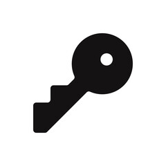 Key icon. Lock, access account, login, password, house key, security symbol. interface app icons. Vector illustration.