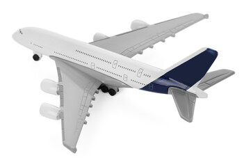 One model of plane isolated on white