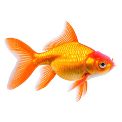 Fototapeta premium Goldfish isolated on white background