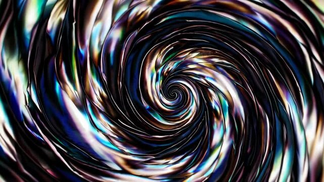 Spiral feathers texture dark shine high detail
