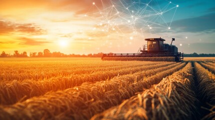Fototapeta premium Revolutionizing supply chain financing global article financial sector business perspective blockchain technology