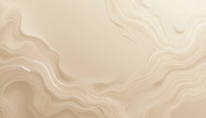 Abstract Beige Wavy Lines Design Background
