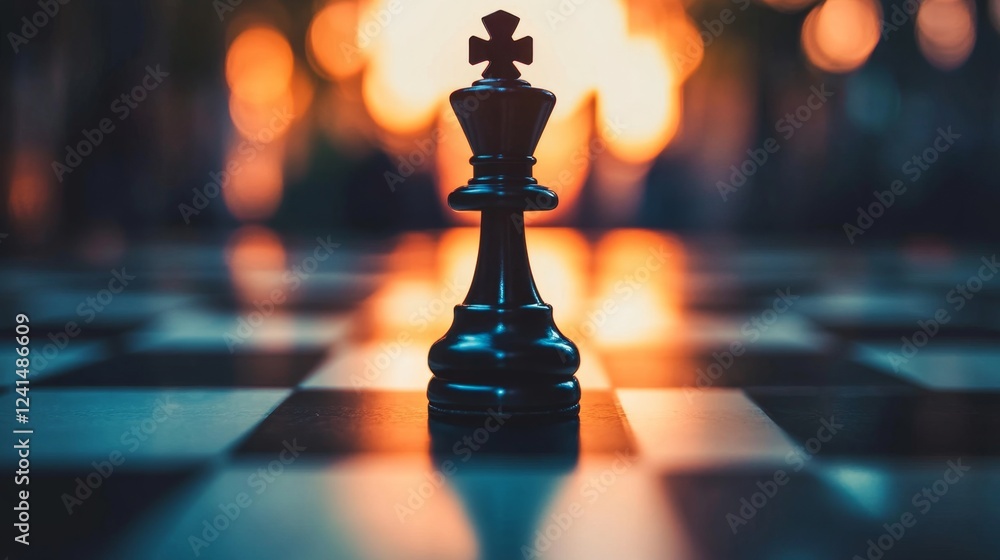 Poster mastering chessboard strategies for trading a guide to blending intellect in the financial markets