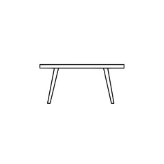 Modern Minimalist Table Design: Clean Lines and Simple Elegance. Perfect for home or office decor, this sketch showcases a stylish and functional piece of furniture.