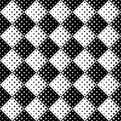 Seamless curved star pattern background - monochrome abstract vector design from stars