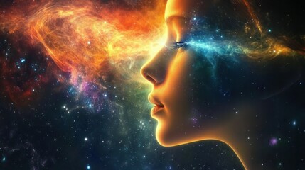 A luminescent, alien color that emits frequencies invisible to the human eye, sensed only as an abstract vibration.