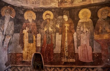 The tranquil Sveti Naum Monastery situated alongside North Macedonia's Lake Ohrid