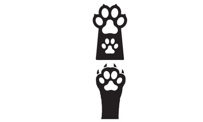 Dog and Cat Paw Print Icon